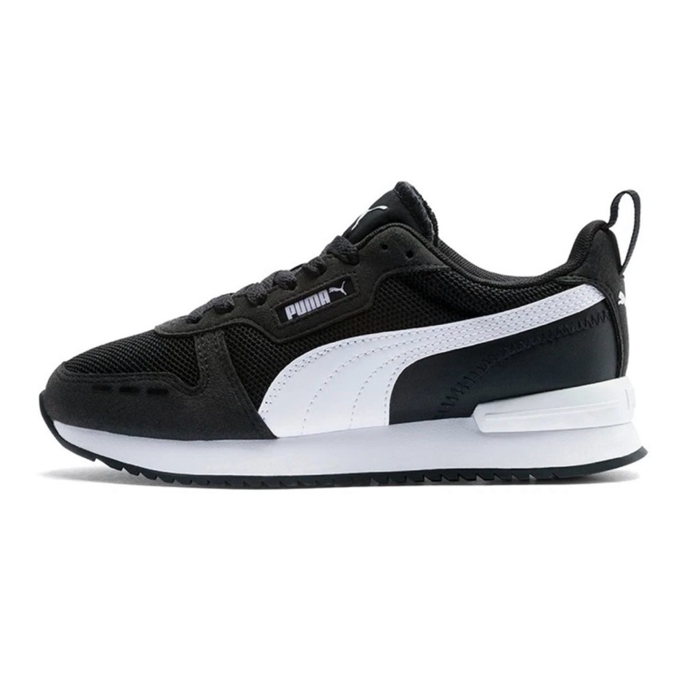 PUMA R78 Low Black White - 373616-01 Size 6 youth